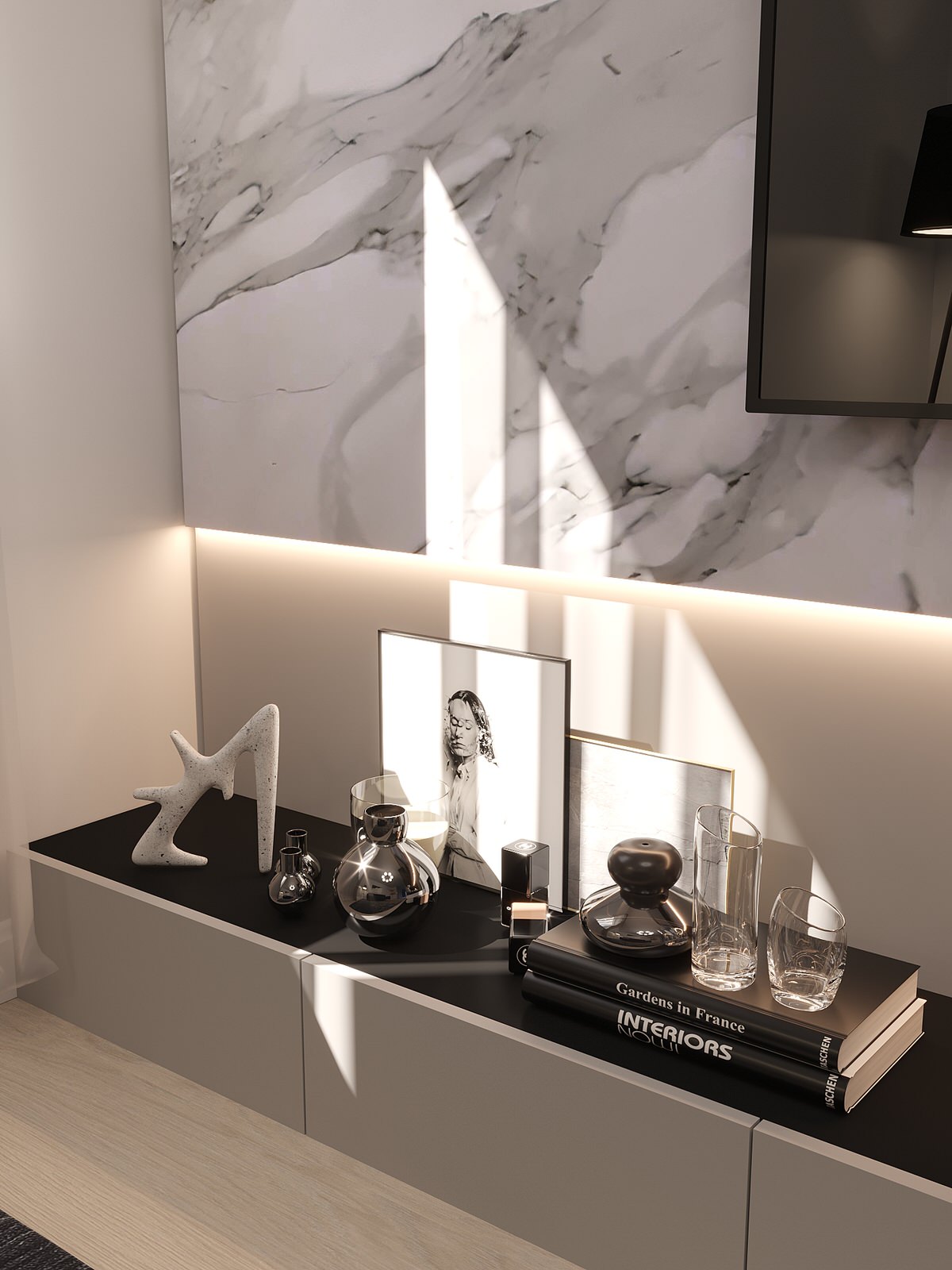 Кухня и гостиная в трешке