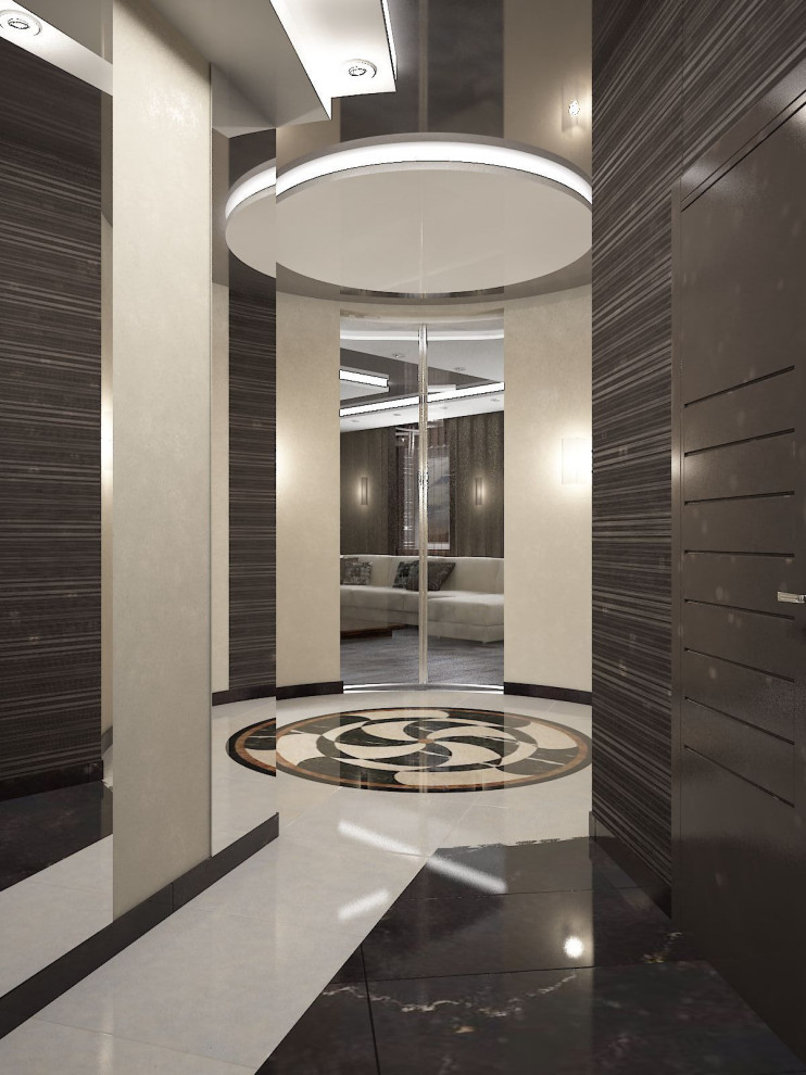 Монохромный интерьер.