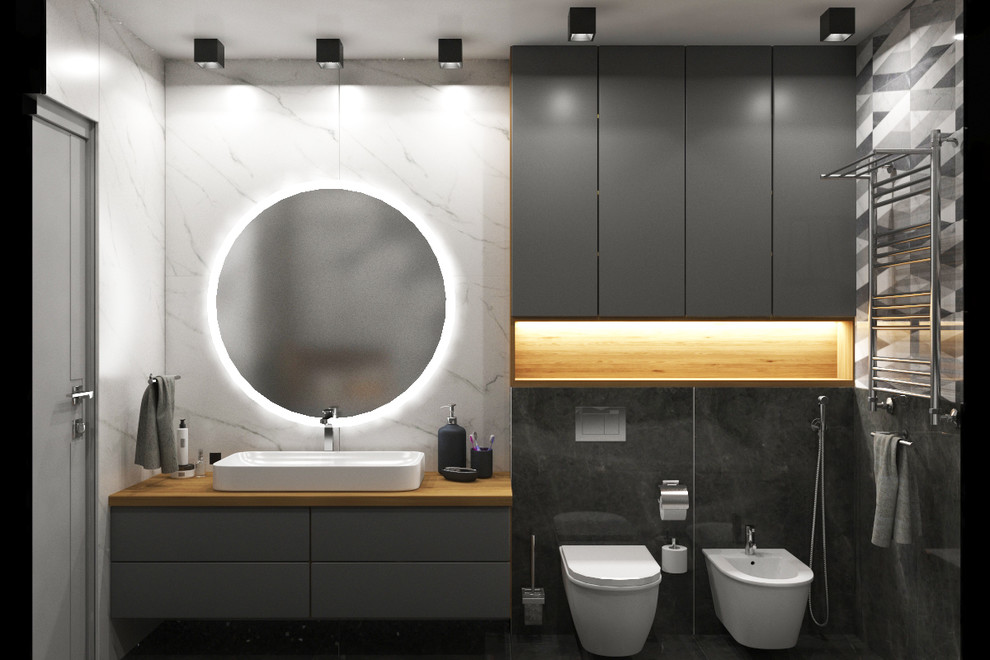 Обложка проекта: Дизайн интерьера трехкомнатной квартиры 115 м2 (Санкт-Петербург) ванная комната