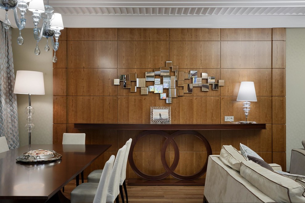 Гостиная (стеновые панели + ТВ зона)