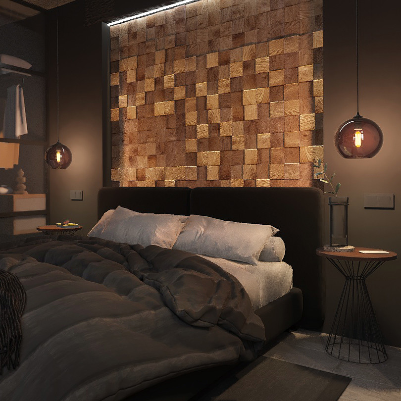 Современная квартира для пары с нотками уютного индастриала