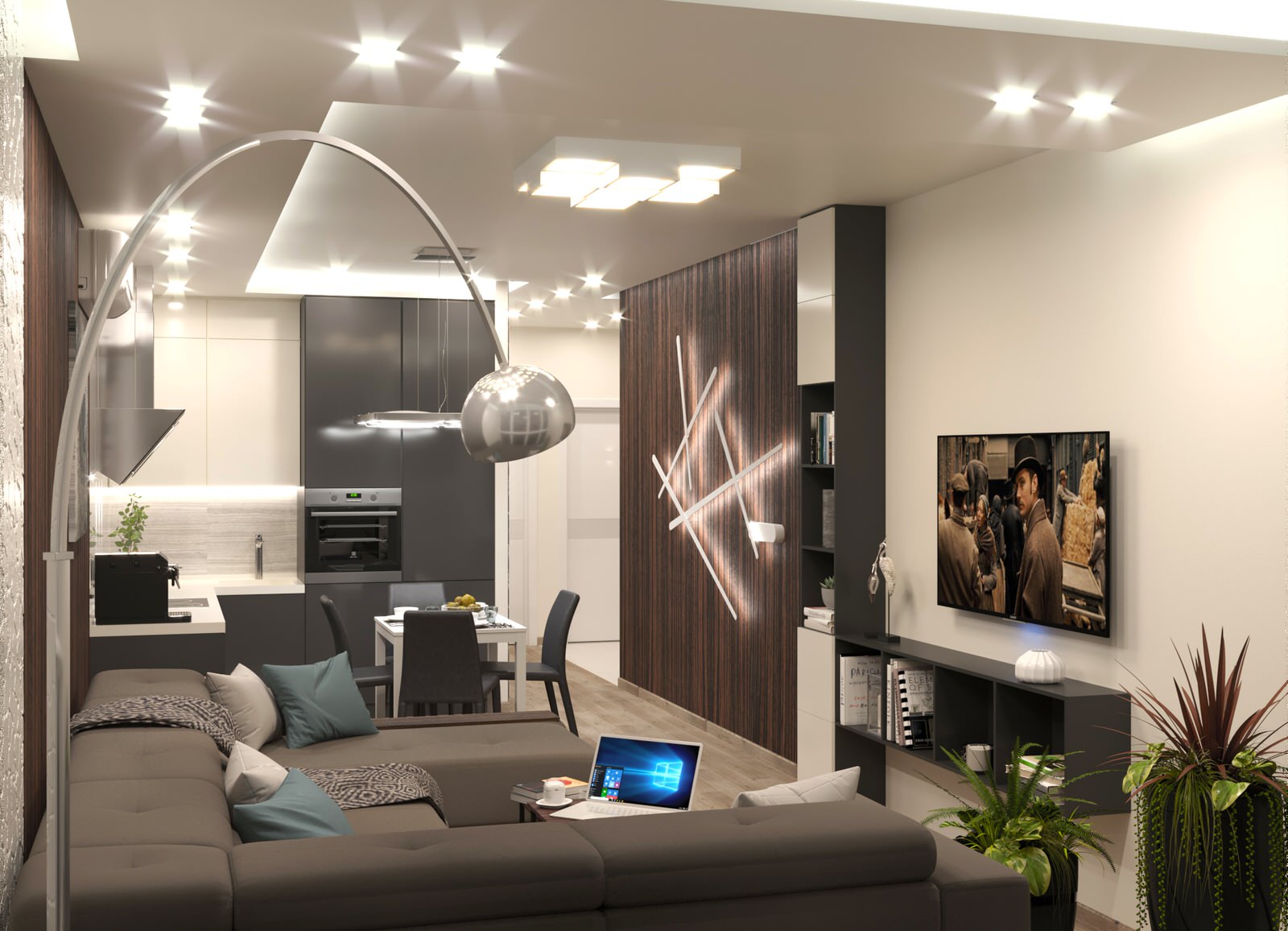 Планировка трехкомнатной квартиры 72 м² ЖК UP-квартал «Новое Тушино»