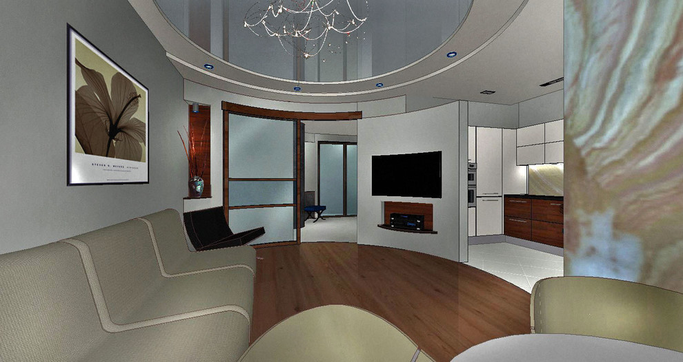 проект квартиры с элементами яхтенного стиля