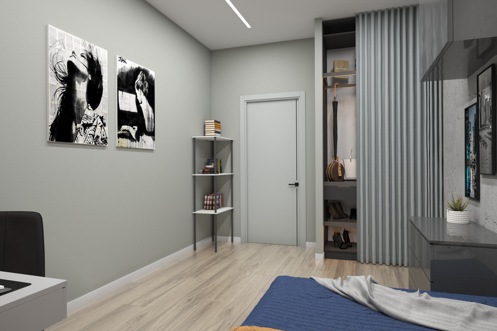 Трёхкомнатная квартира. 85 кв.м.