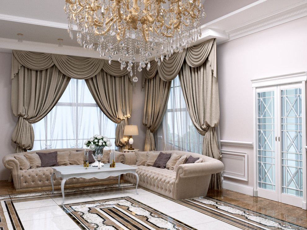 Дизайн каминной в классическом стиле