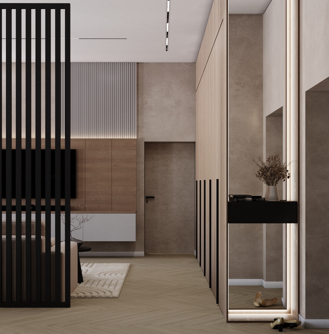 Дизайн проект квартиры в современном стиле