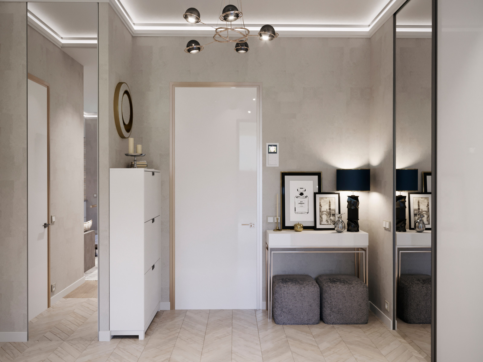 Обложка проекта: ВОСТОЧНЫЕ МОТИВЫ ОДНОГО МОСКОВСКОГО ИНТЕРЬЕРА