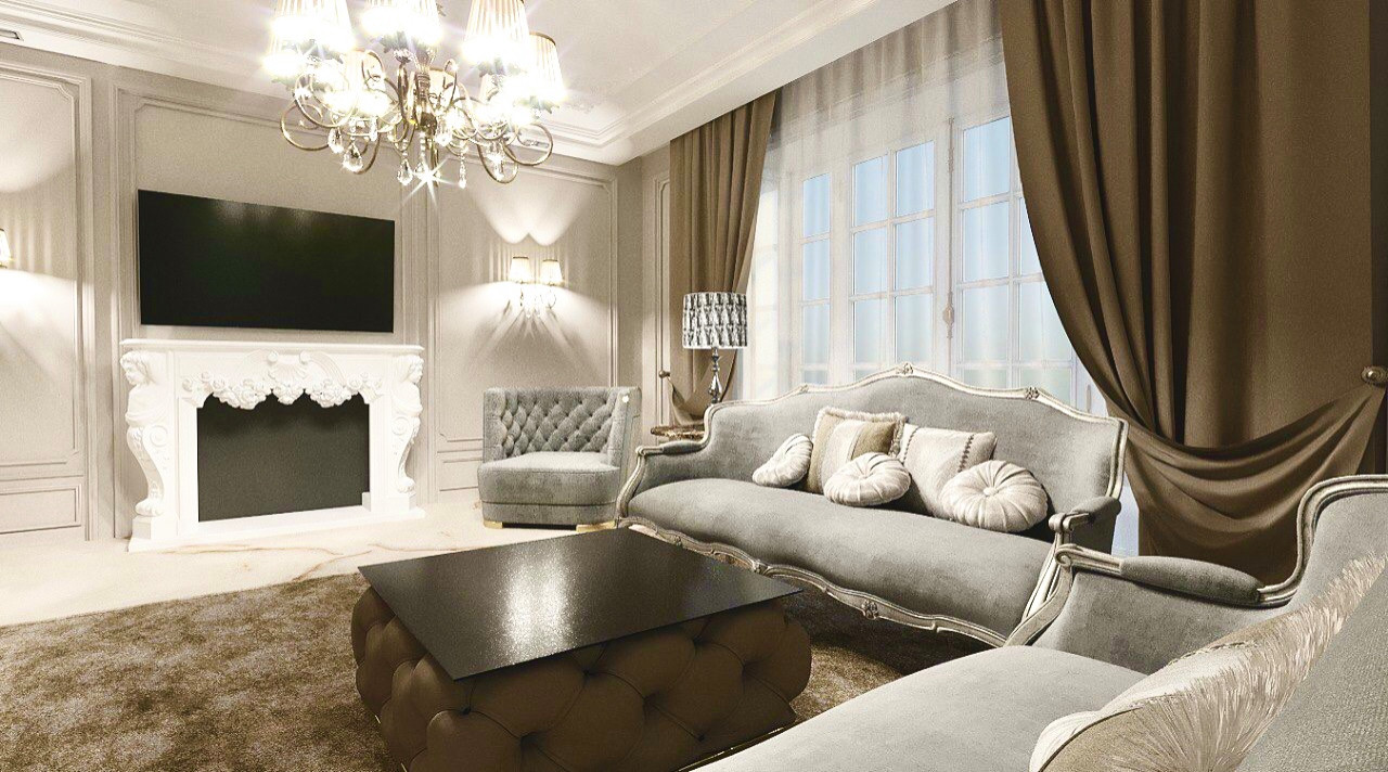 Классические решения интерьера частного дома в МО. Какой вариант интереснее?