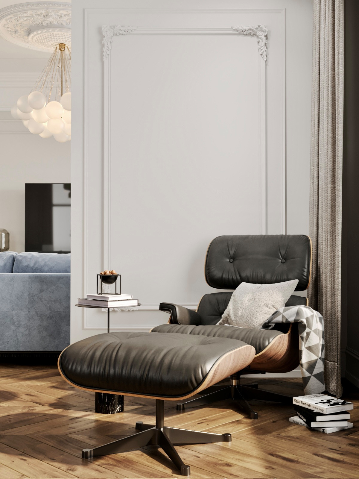 Квартира для сына дизайнера с хорошим вкусом. Вариант 2