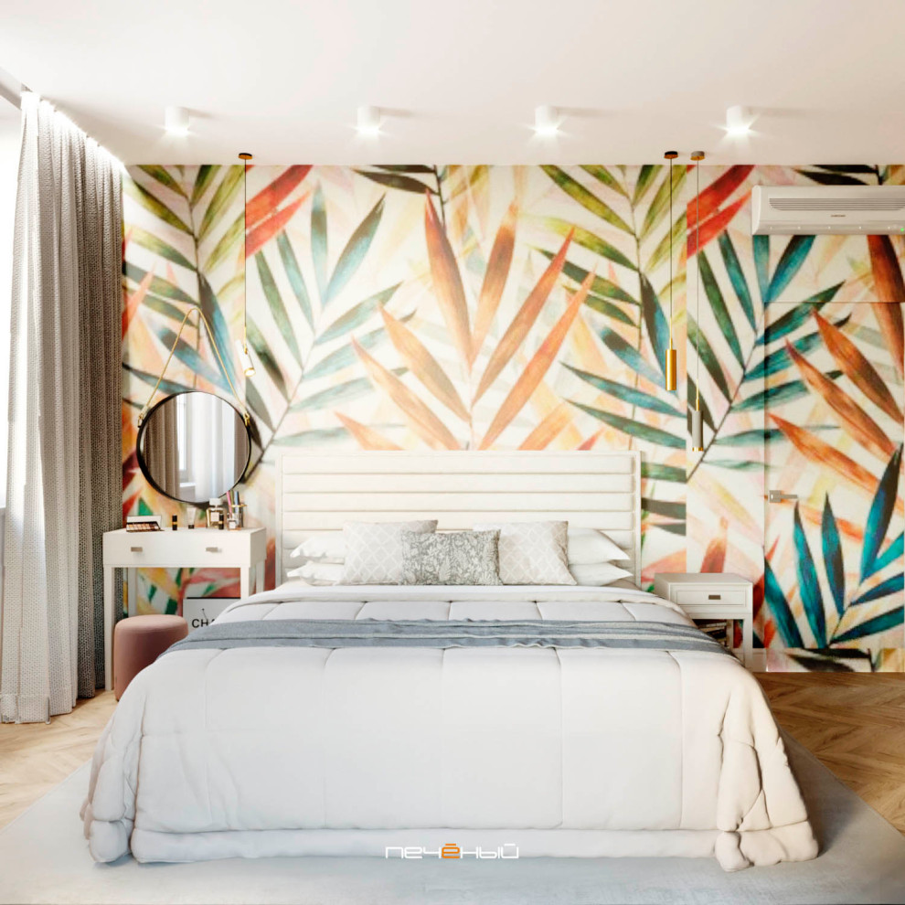 Современная трёшка с крутой гостиной и спальней