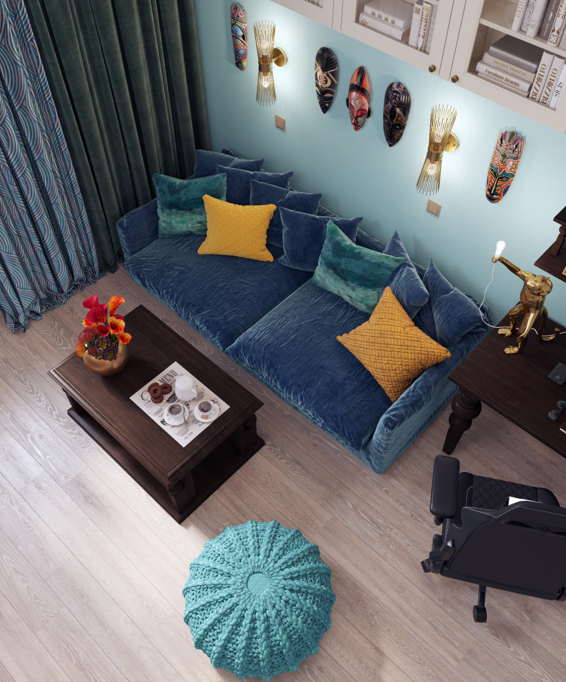 Интерьер части квартиры в Долгопрудном - "Маски" (49,65 кв.м.)