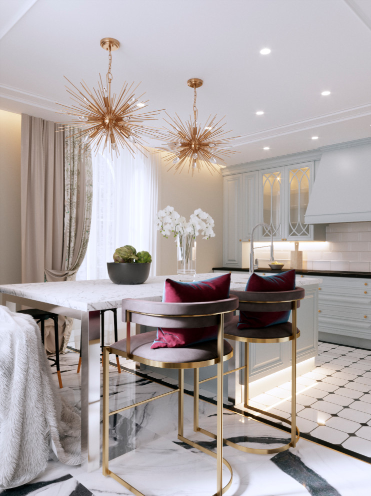 Особняк Алексея Ягудина и Татьяны Тотьмяниной. Кухня