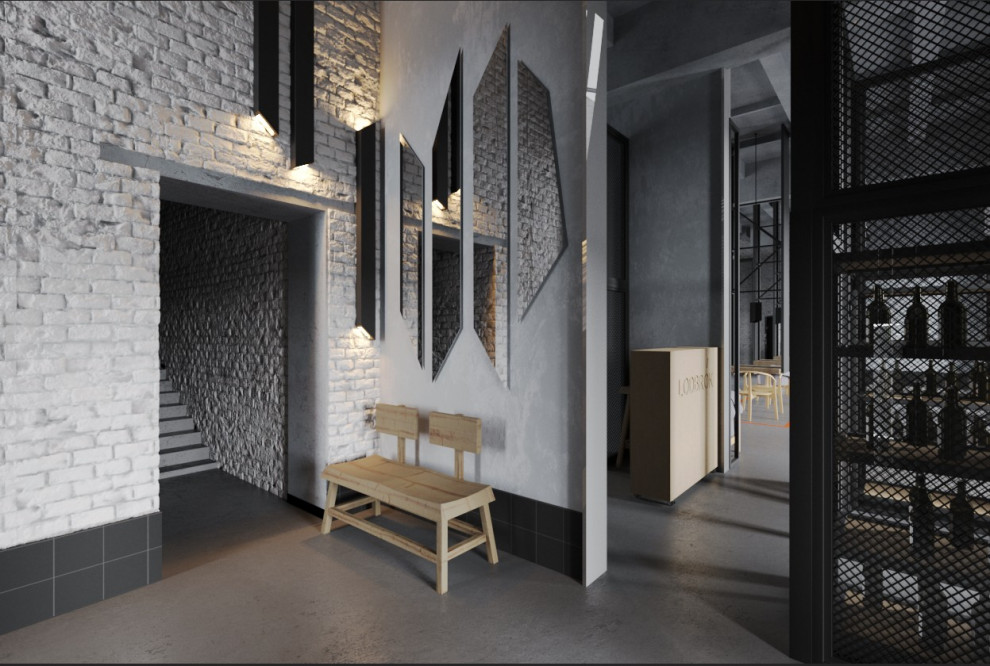 Визуализация Ресторан. Работа выполнена в 3dmax + Corona Render