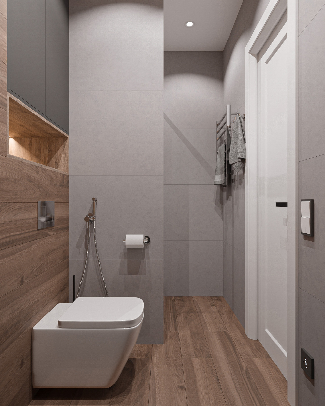 Частичный проект 2-к квартиры