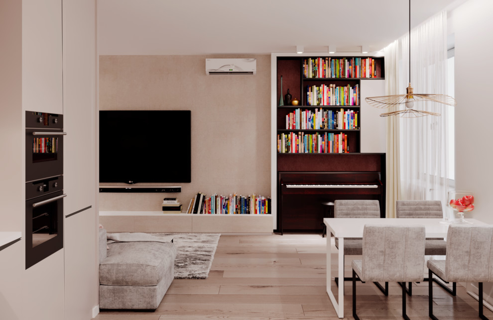 Квартира в мягких оттенках минимализма