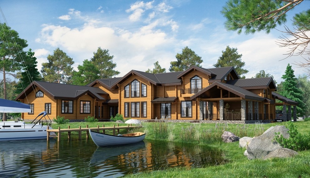 Дом из клееного бруса "Бенилюкс"