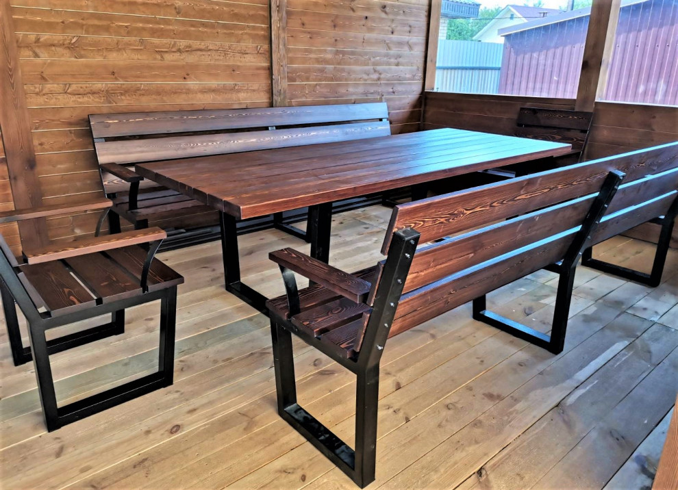 Садовая мебель из массива