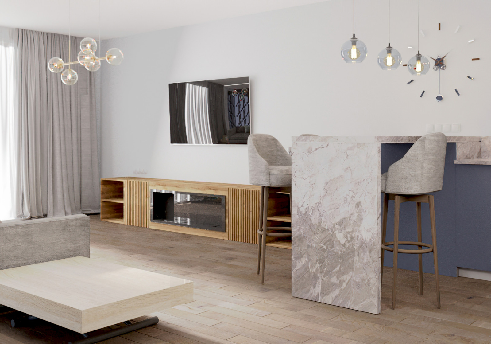 Интерьер квартиры ЖК МАШКОВ