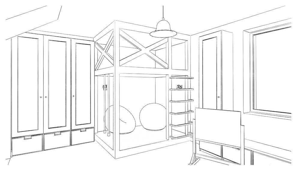3д планировка интерьера