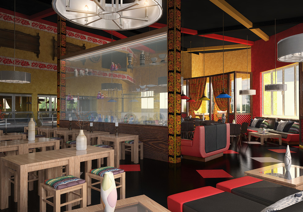 Дизайн-проект кафе от  «Strekoza Design»