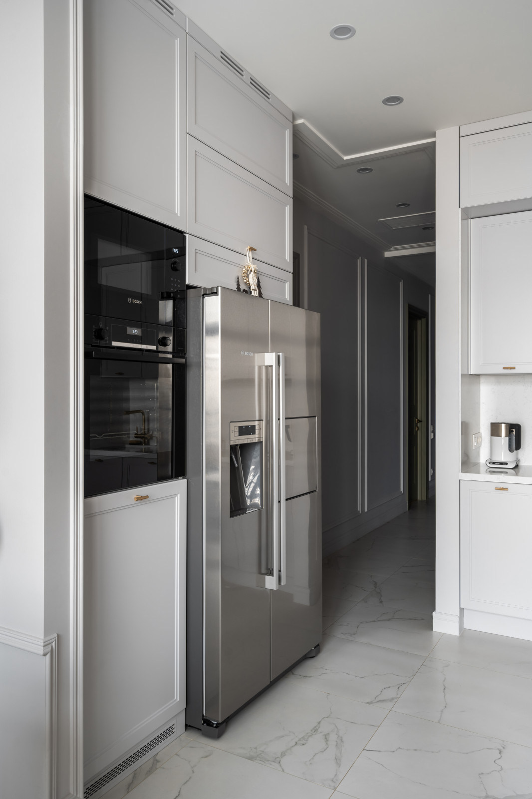 Кухня под цвет стен