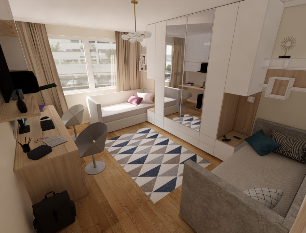 Обложка проекта: Проект спальни  и детской в г.Мытищи