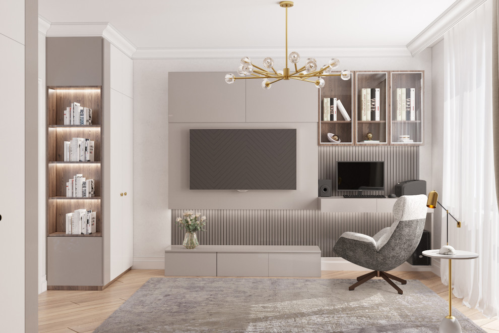 Дизайн - проект двухкомнатной квартиры 60 кв.м. г. Москва.