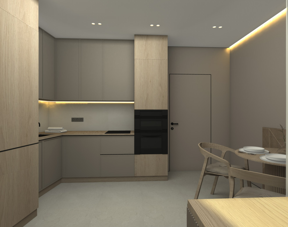 Проект двухкомнатной квартиры в г. Зеленоградске