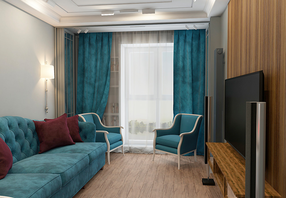 АМЕРИКАНСКАЯ КЛАССИКА DE LUXE (гостиная)