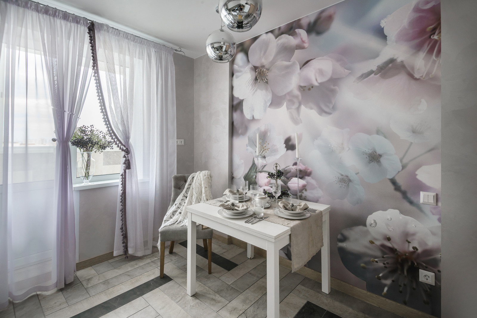 Обложка проекта: Интерьер квартиры "Городские цветы"