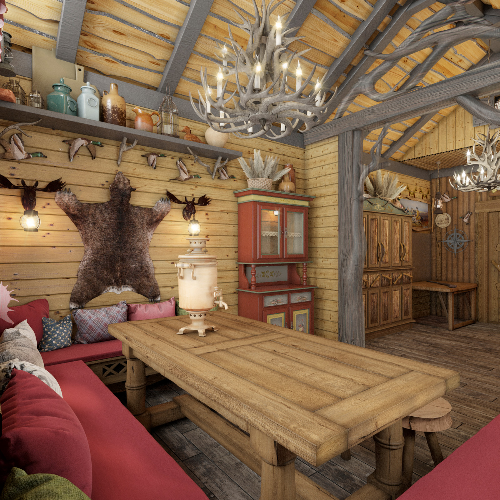 "Охотничий домик" в ТК "Малые Карелы"