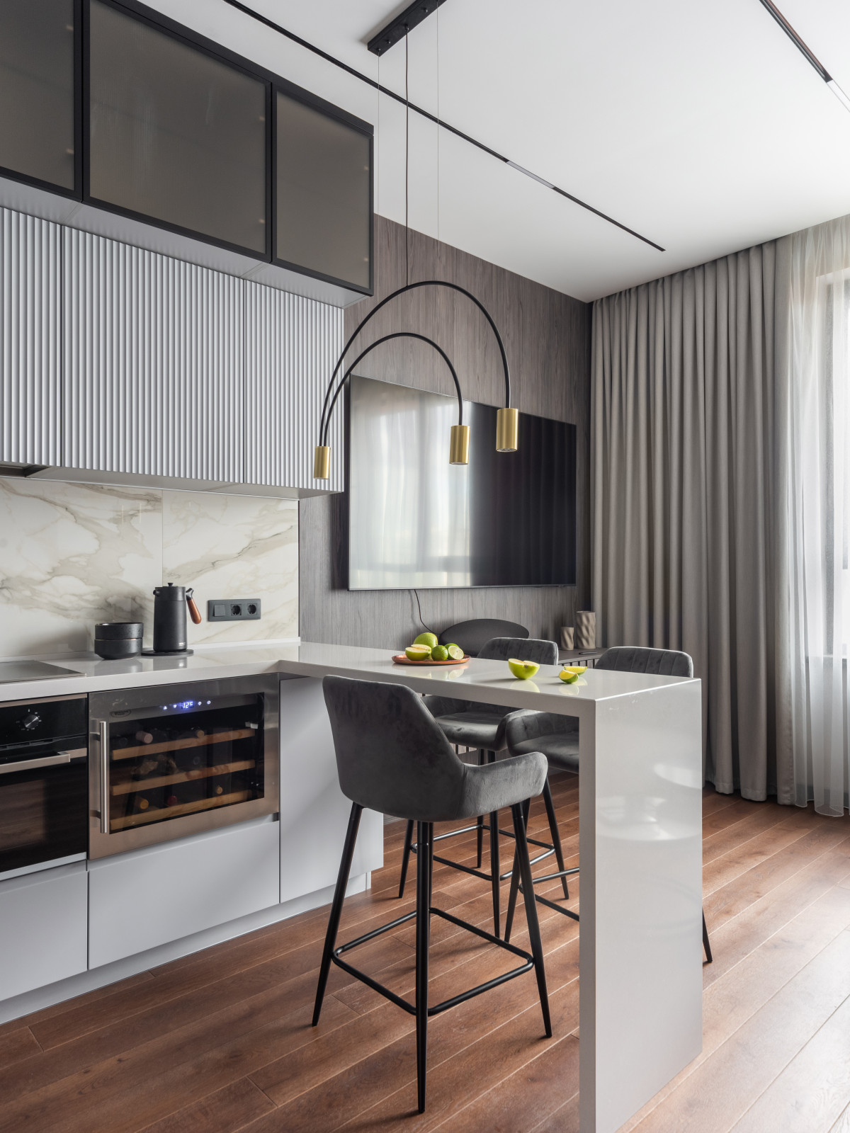 Стильная квартира для жизни и работы