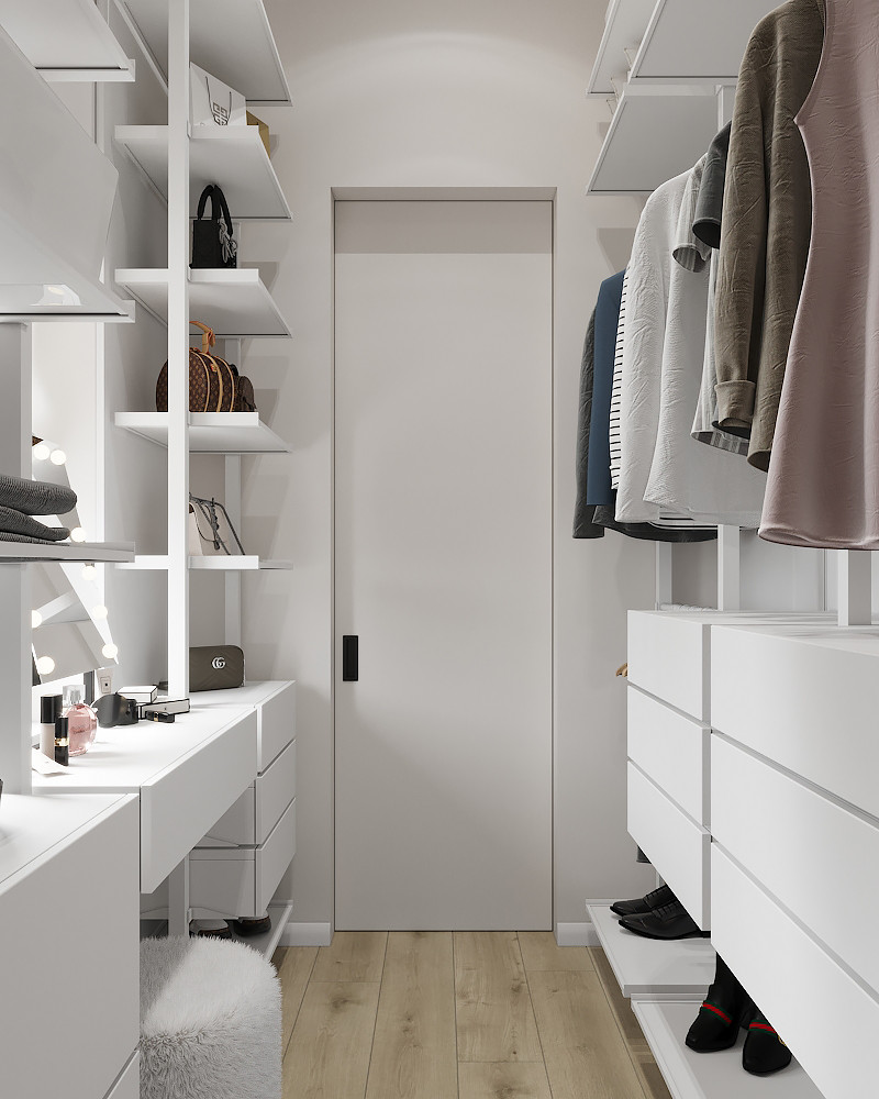 Дом для семьи в стиле минимализм 125 м². Посёлок Костюнино