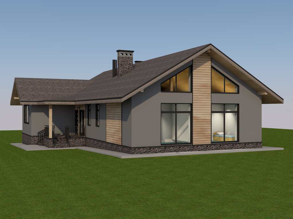 23-028 Жилой дом из газобетона общей площадью 166 м2