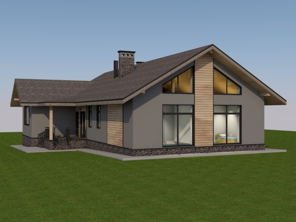 23-028 Жилой дом из газобетона общей площадью 166 м2