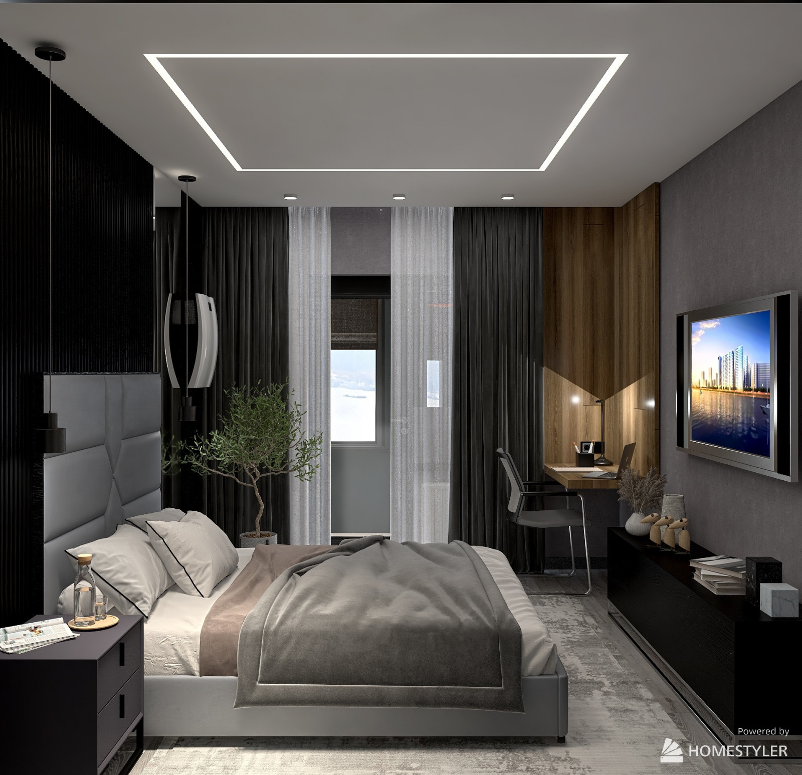 Проект трехкомнатной квартиры