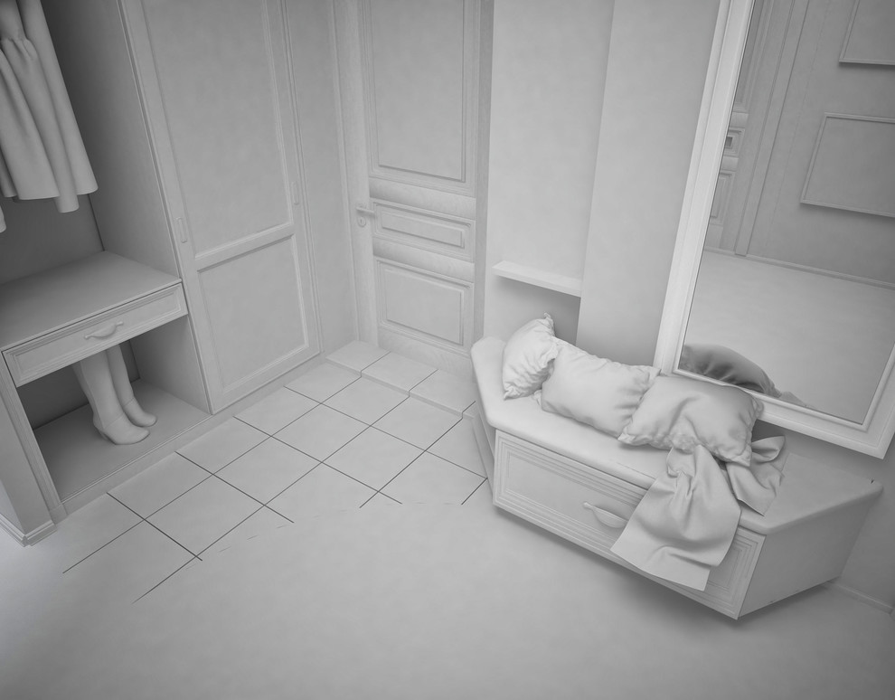 Проект 4х  комнатной квартиры в г.Уфа по ул.Космонавтов(в работе)