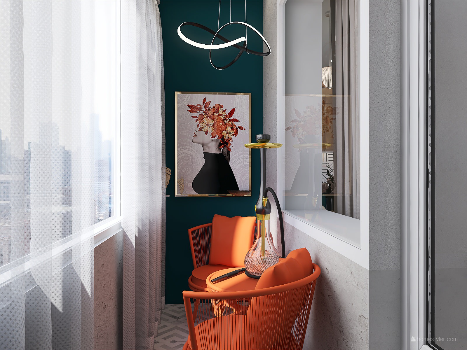 Функциональная однокомнатная квартира-студия