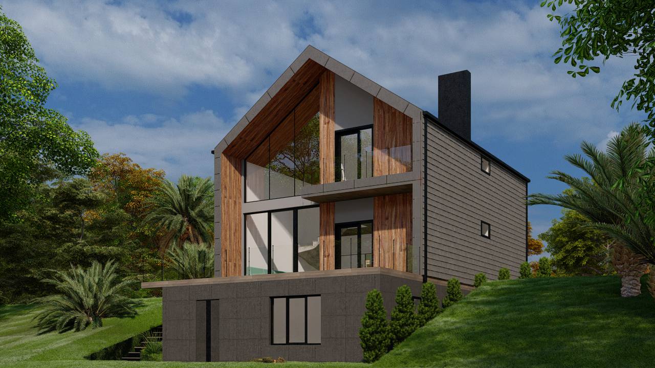 Стиль барнхаус– дом (S 188 м2 )