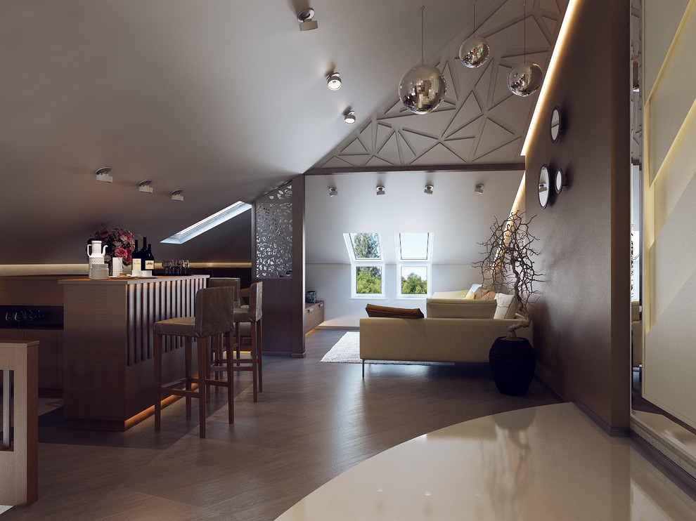 Мансарда в таунхаусе