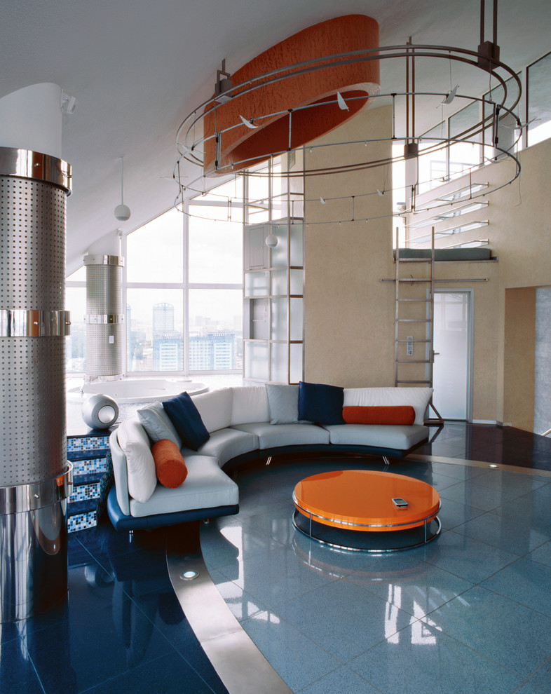 ТРЕХУРОВНЕВЫЙ ПЕНТХАУС В СТИЛЕ ХАЙ-ТЕК