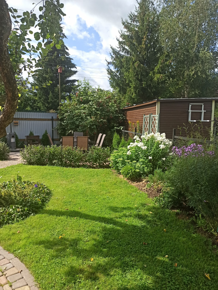 Ландшафт сада в 6 соток.