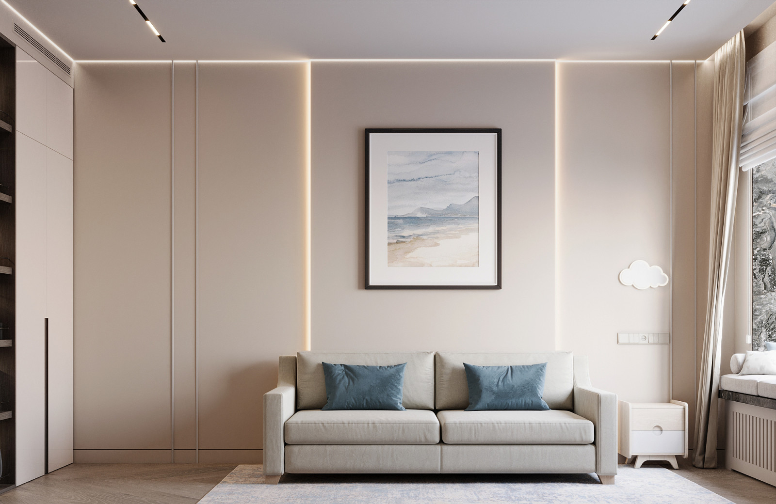 Современная семейная квартира 92 м² в ЖК бизнес-класса - Вест Гарден