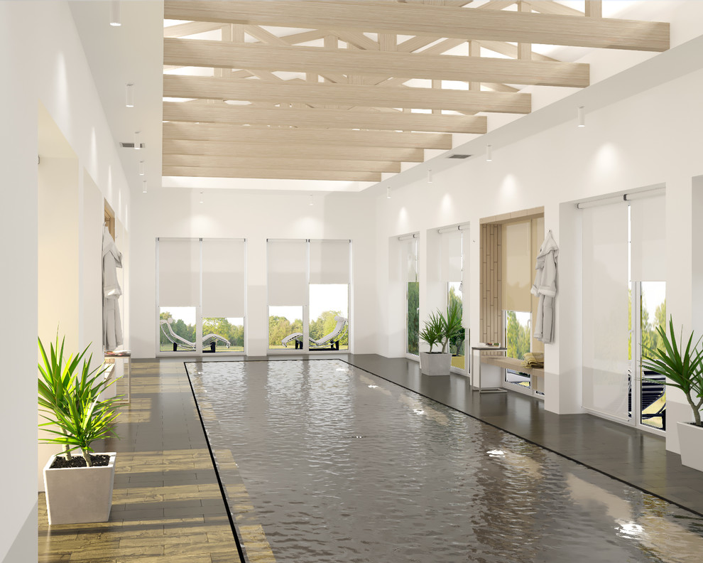 Обложка проекта: Концепция бассейна в частном доме