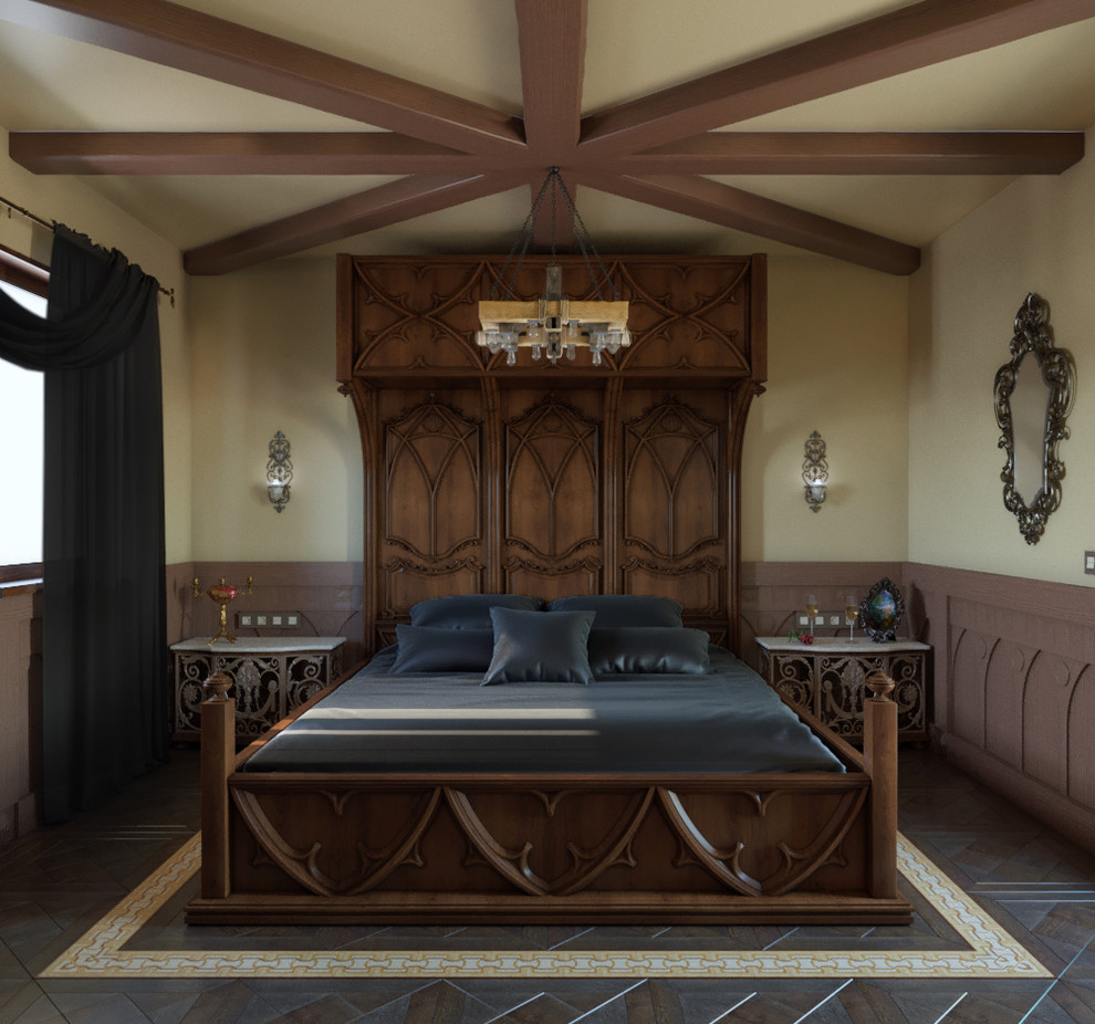 Обложка проекта: Спальня в стиле готика