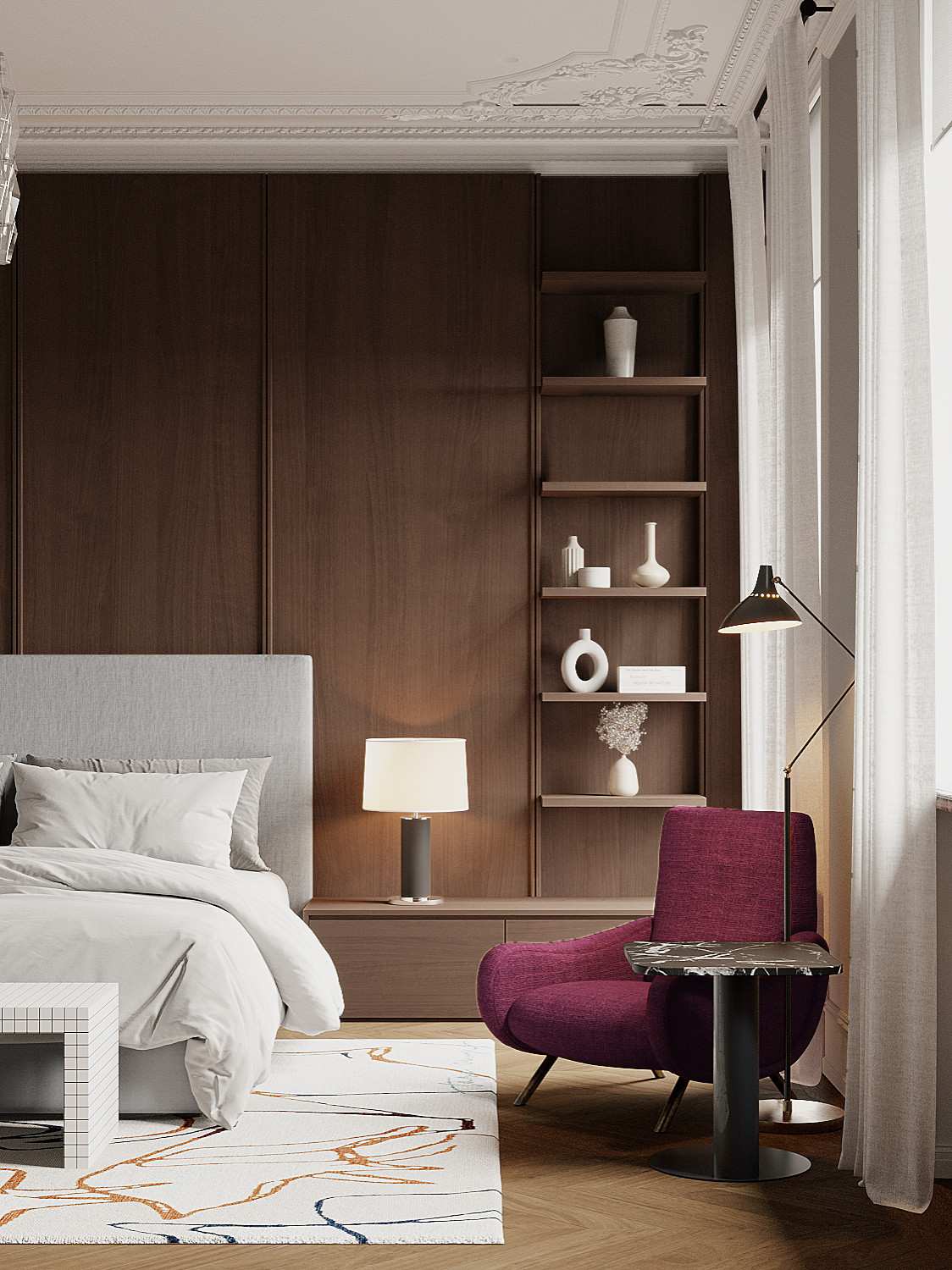 Яркая квартира с баром