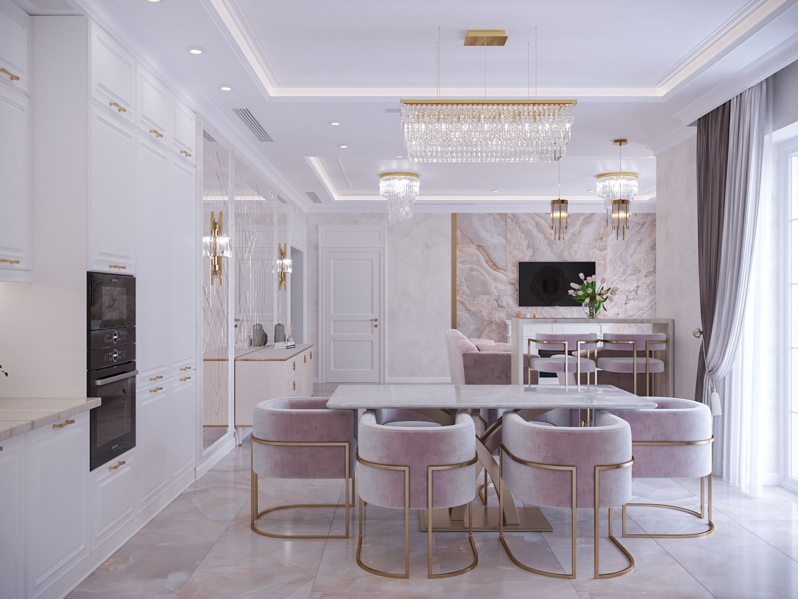 Кухня-гостиная