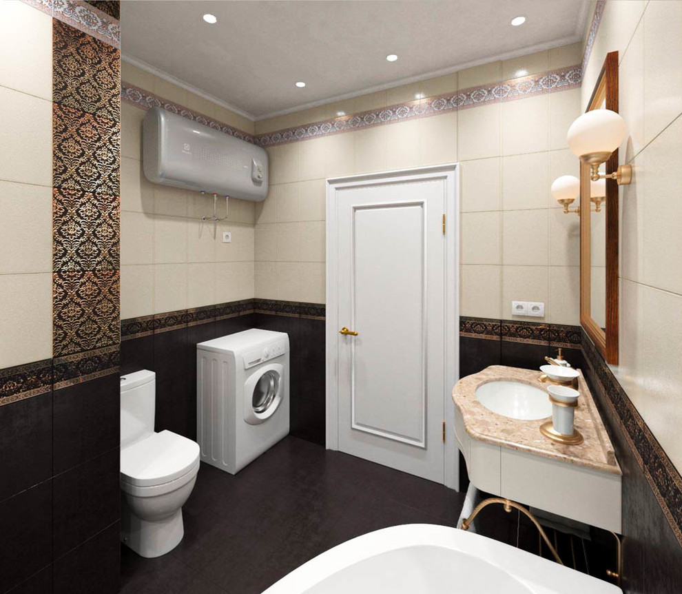 Просторная квартира в стиле современная классика