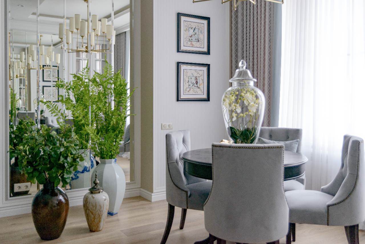 ЖК Наследие Гостиная и Кухня