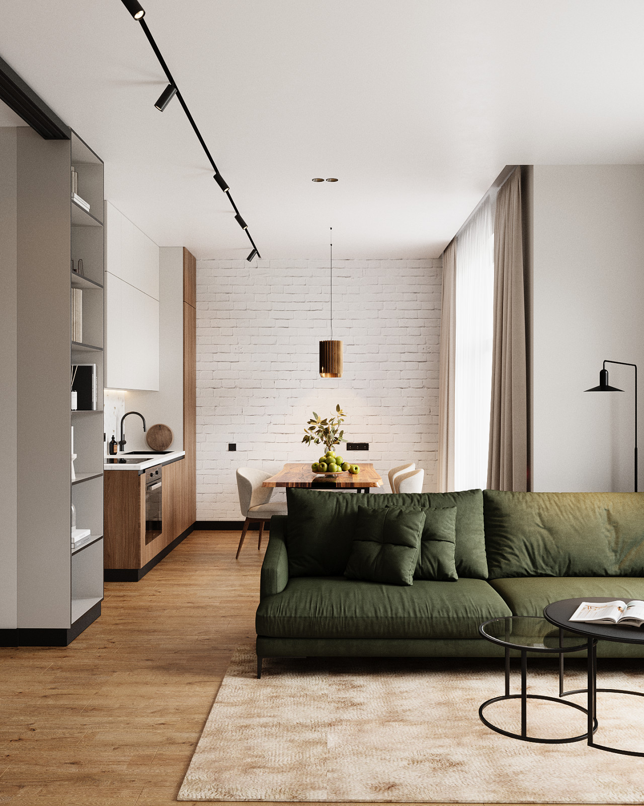 Обложка проекта: Студия на Спартаке в ЖК "Alia"